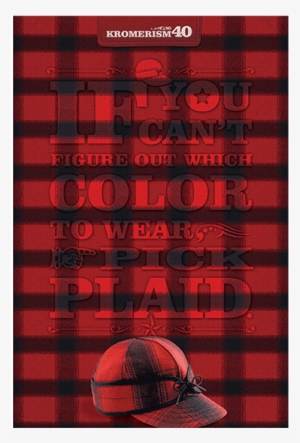 Kromer Poster Pick Plaid