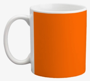 More Views - Orange Mug Transparent Background
