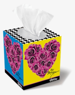 On The Floor Curled Up In The Fetal Position - Kleenex Expressions Facial Tissues