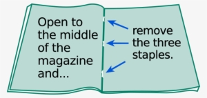 Open Up A Magazine Or Catalog To To The Middle Where - Number