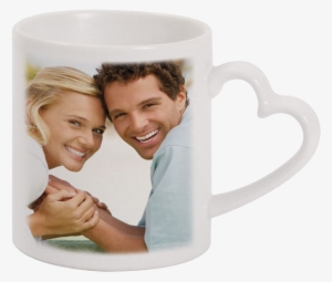 Mug Heart Love - Heart Handle Sublimation Mug