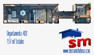 Foto De Departamento En Venta En San Judas Tadeo , - Floor Plan