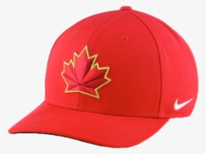 Team Canada Iihf 2018 Olympic Red Swoosh Flex Hat - Hat