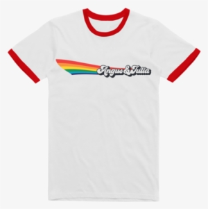 Swoosh / Red Ringer T-shirt - King Gizzard & The Lizard Wizard Tshirt