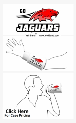 Jaguar Red White Swoosh - Yell!