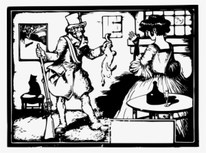 Wife T-shirt Husband Marriage Spouse - Hunting Cartoon Wife