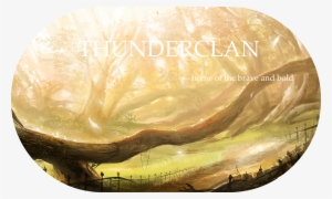 Thunderclan Banner Edges - Anime Sunshine In Forest