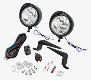 Show Chrome Driving Lights Victory Bk 30 110lbk Part - Show Chrome 91-315lbk Driving Lights Bk Flh