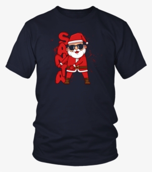 Funny Christmas Santa Dabbing T-shirt - Larry Bernandez T Shirt