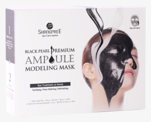 Black Pearl Premium Ampoule Modeling Mask Set - Shangpree Ampoule Modeling Mask