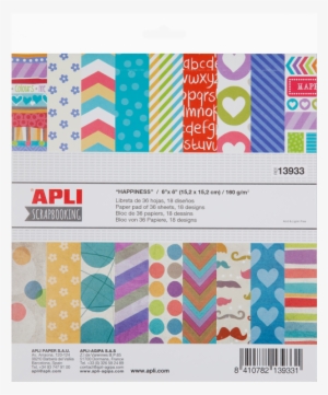 Papel Scrapbooking Colección "happines" - Apli
