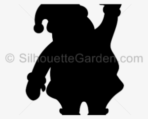 Santa Claus Clipart Silhouette - Santa S Shadow