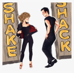 Grease Danny Sandy Olivianewtonjohn Johntravolta Shakes - Grease
