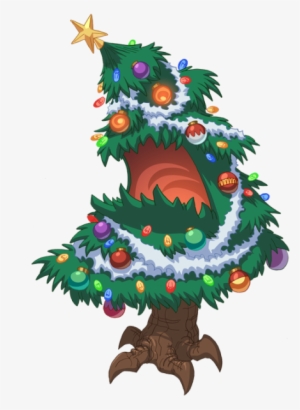 A Christmas Tree Monster - Pine Tree Monster