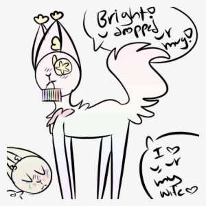 Peach Loves Her Wife - Cartoon