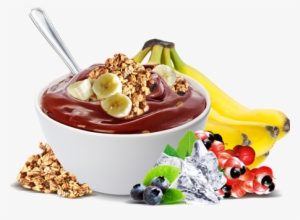 Energético Light Com Açaí E Talo De Couve - Banner Açaí Na Tigela