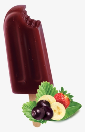 Picolé La Frutta Açaí Banana Morango - Picolé De Açai Png