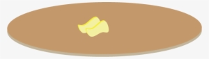 Single Pancake Big - Pancake Single Clipart
