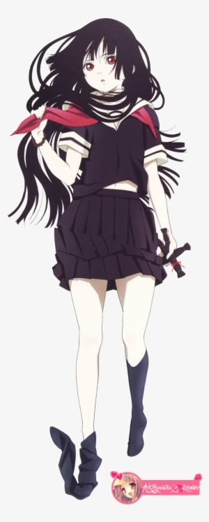 Jigouku Shoujo Ai Enma Render By Akihowaito-d4lcng2 - Enma Ai