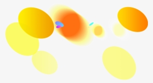 Png De Elementos Do Círculo De Fantasia Amarela - Portable Network Graphics