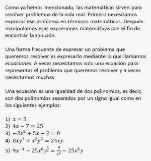 Ecuaciones Lineales - Secrest Design & Printing