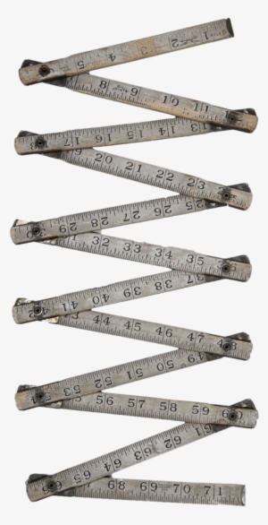Vinage Folding Wooden Lufkin Ruler