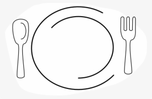 Dinner - Clipart - Black - And - White - Free Food Clip Art Black And White