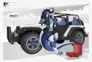 White Dragon And White Sand - Jeep