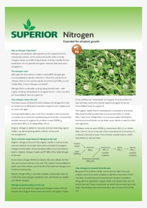Essential For All Plant Growth - Brochure