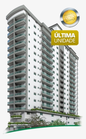 Foto Predio Com Ampla Sacada E Vista Para O Mar - Predio De Luxo Png