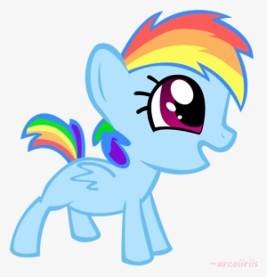 Cute Baby Rainbow Dash