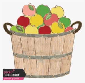 Apple Basket Doodle - Granny Smith