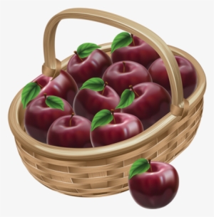 Apple Art, Red Apple, Apple Illustration, Apple Stock, - Cesta De Manzanas Png