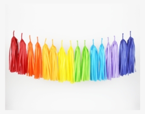 -guirnalda Flecos De Papel Seda - Tassel Garland Tissue Paper Rainbow