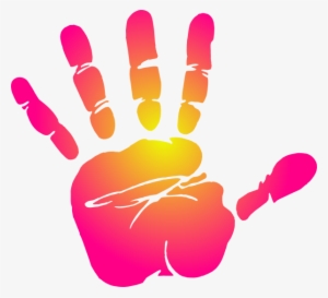 Handprint Clipart Transparent - Hand Print Clip Art Png