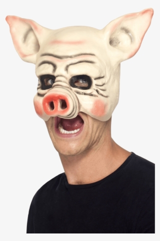 Pig Mask, Latex Half Overhead Mask