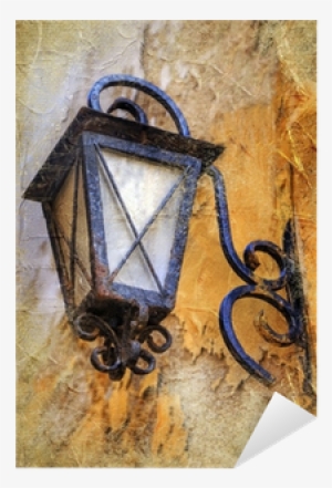 Old Lantern- Artistic Vintage Picture Sticker • Pixers® - Painting
