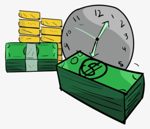 Time Is Money - Drawings Of Money Transparent