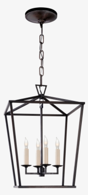 Darlana Small Lantern In Aged Iron