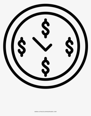 Time Is Money Coloring Page - Dubo-profil-scheiben 213 F. Sk.-schrauben M 18 S