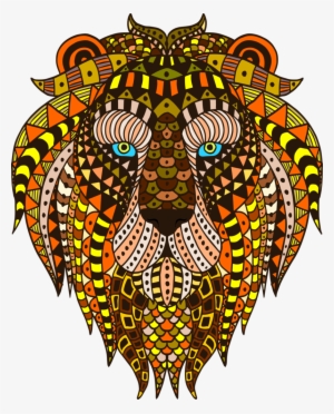 Clipart Resolution 802*995 - Mandalas De Leon A Color