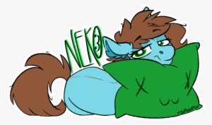 Spoopygander, Bedroom Eyes, Cute, Female, Laying Down, - Cartoon