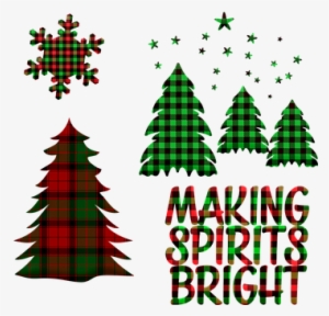 Buffalo Plaid Trees, Lumberjack Pattern - Pattern