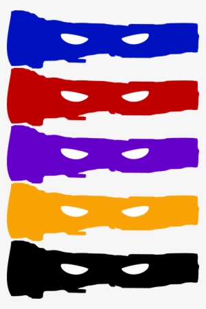 Artwork Of Teenage Mutant Ninja Turtle Masks All Together - Teenage Mutant Ninja Turtles Mask Png