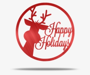 Products/happy Holidays Red - Cute Happy Camper Pillow Case