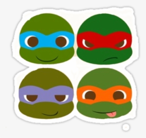 Teenage Mutant Ninja Turtles Faces - Kawaii Teenage Mutant Ninja Turtles