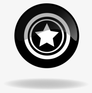 Star,star Button,star Black Button,button,icon,white - ดาว Logo