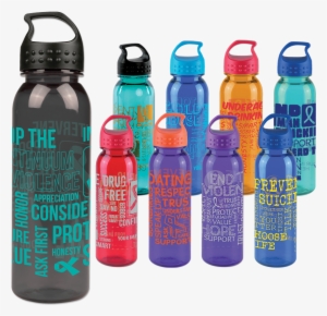 No Image - 4allpromos 100 Promo Sport Bottles - Usa Made - Poly-pure