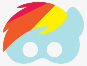 Rainbow Dash Mask - My Little Pony Mask Printables