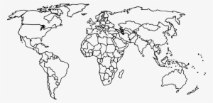 Png File Size - World Map Empty Countries